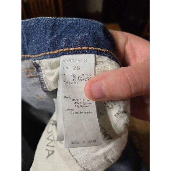 Moussy Vintage Glendele Denim Jeans Skinny Distressed Stretch Ankle Fray Size 28 - Picture 4 of 6